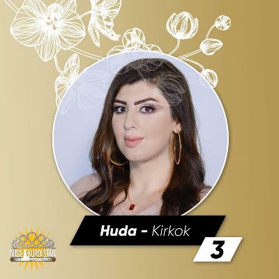A candidate competing for Miss Kurdistan 2018